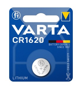 Micro pila de boton lithium cr1620 3v (blister 1 unid.) ø16x2,0mm