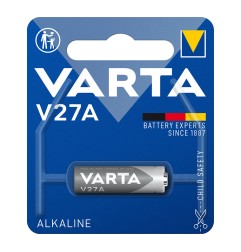 Pila varta alkalina v27a 12v (blister 1 unid.) ø8x28,2mm