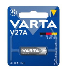 Pila varta alkalina v27a 12v (blister 1 unid.) ø8x28,2mm