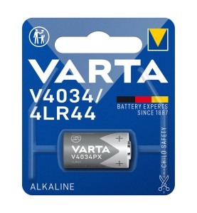 Pila varta alkalina v4034px / 4lr44 6v (blister 1 unid.) ø13x25,2mm