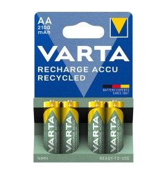 Pila recargable accu aa - hr6 2100 ma recycled(blister 4 uds) ø14,5 x 50,5 mm