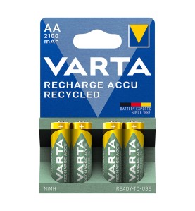 Pila recargable accu aa - hr6 2100 ma recycled(blister 4 uds) ø14,5 x 50,5 mm