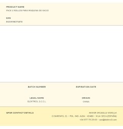 Pack 2 rollos para maquina de vacio