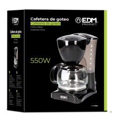 Cafetera de goteo 6 tazas 550 w