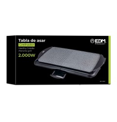 Tabla de asar efecto piedra 2000 w 61,5 x 31 x 8 cm