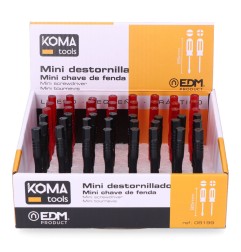 Expositor 48 mini destornilladores 85 mm