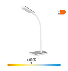 Flexo led 7 w 400 lm 4000 k color plata 13 x 9 x 33 cm
