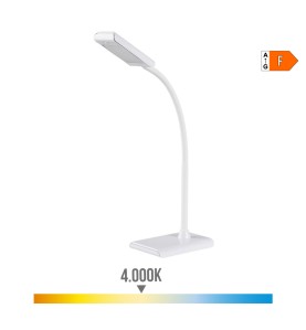 Flexo led 7 w 400 lm 4000 k color blanco 13 x 9 x 33 cm