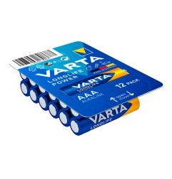 Pila alkalina longlife power aaa - lr03 caja 12 uds ø10,5x44,5mm