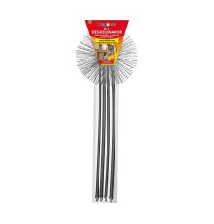 Kit deshollinador de acero ø250 mm