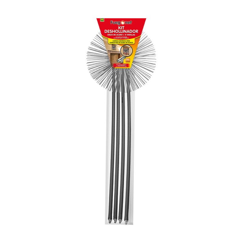 Kit deshollinador de acero ø250 mm