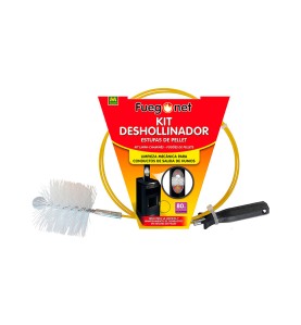 Kit deshollinador estufas de pellet ø80 mm 3 m