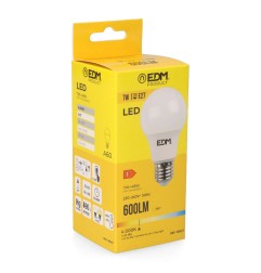 Bombilla standard led e27 7 w 600 lm 4000 k luz dia ø6 x 10,8 cm