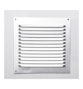 Rejilla s/borde de aluminio 0.6 natural 150x150mm