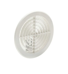 Rejilla empot+clipsar d-12.5-14cm abs blanco+mosquitera