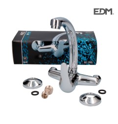 Grifo monomando de cocina caño alto empotrado serie saona