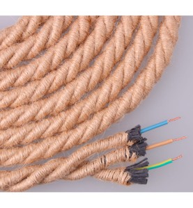Cable de cuerda de yute trenzado 3 g 0,75mm 20m euro/m