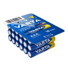 Pila alkalina longlife power aaa - lr03 caja 18 uds ø10,5x44,5mm