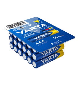 Pila alkalina longlife power aaa - lr03 caja 18 uds ø10,5x44,5mm