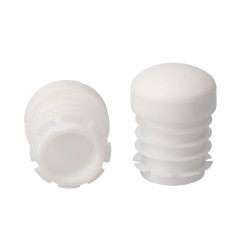 Contera redonda para interior ø28mm blanca