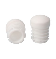 Contera redonda para interior ø30mm blanca