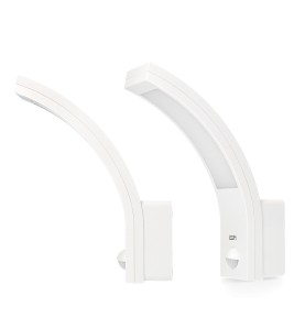Aplique led con sensor de movimiento 10 w 1654 lm 4000 k ip54 6,6 x 18,8 x 25 cm