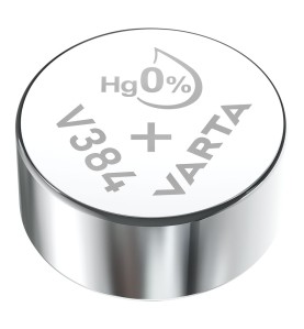 Micro pila de boton silver sr41 - v384 1,55v (blister 1 unid.) ø7,9x3,6mm