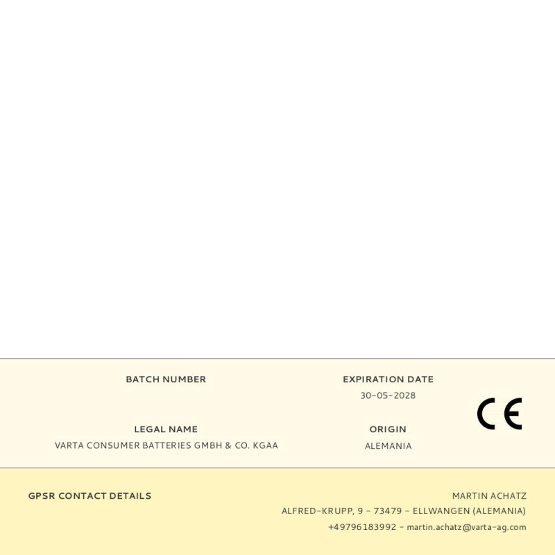 Micro pila de boton silver sr41 - v384 1,55v (blister 1 unid.) ø7,9x3,6mm