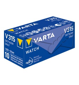 Micro pila de boton silver sr67 - v315 1,55v (blister 1 unid.) ø7,9x1,68mm