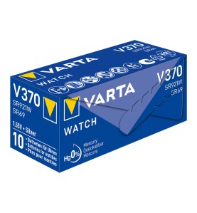 Micro pila de boton silver sr69 - v370 1,55v (blister 1 unid.) ø9,5x2,15mm