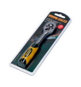 Llave de carraca encastre 1/4" 45 dientes cromo vanadio ec4 mota