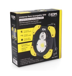 Foco linterna recargable 10w funcion power bank