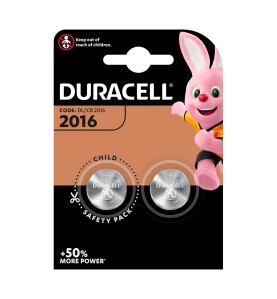 Micro pila de boton litio cr2016 (blister 2 unid.) ø20x1,6mm