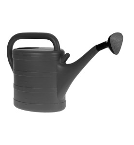 Regadera de plastico con cabeza de spray color negro 10 l