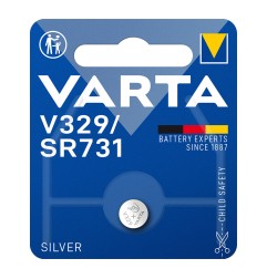 Micro pila de boton silver sr73 - v329 1,55v (blister 1 unid.) ø7,9x3,1mm