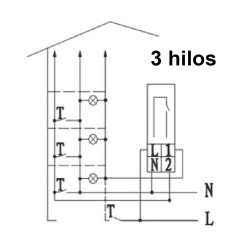 Minutero escalera automatico - 1 modulo din (retractilado) solera ae16/230
