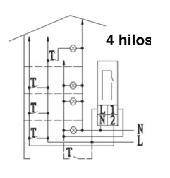 Minutero escalera automatico - 1 modulo din (retractilado) solera ae16/230