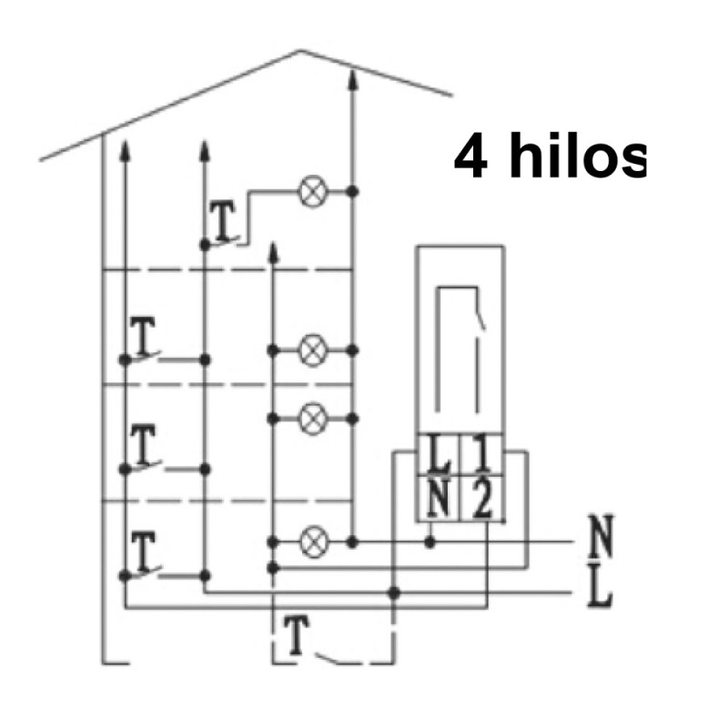 Minutero escalera automatico - 1 modulo din (retractilado) solera ae16/230