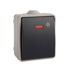 Pulsador luminoso estanco ip54 (retractilado)