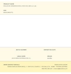 Rollos de conservacion al vacio 28 x 600 cm, 2 uds