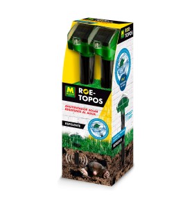 Repelente solar para topos resistente al agua 2 unid. roe 231644 masso