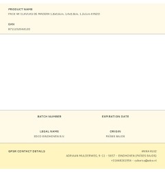 Pack 44 clavijas de madera 1,8x0,6cm, 1,4x0,8cm, 1,2x1cm kinzo