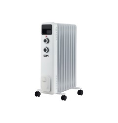 Radiador de aceite 2000 w con 9 elementos altura 60 cm