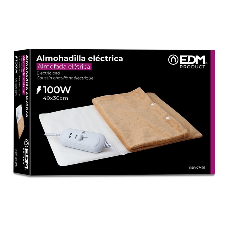 Almohadilla eléctrica 100 w 40 x 30 cm
