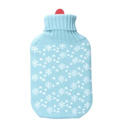 Bolsa de agua caliente 2 l modelo azul copos blancos