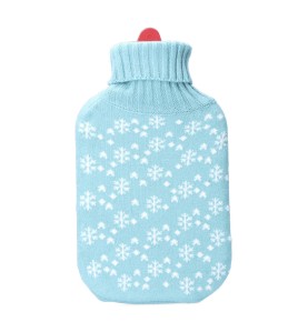 Bolsa de agua caliente 2 l modelo azul copos blancos