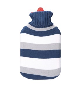 Bolsa de agua caliente 2 l modelo rayas azules