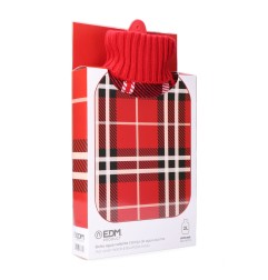Bolsa de agua caliente 2 l modelo clásico escoces rojo