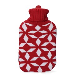 Bolsa de agua caliente 2 l modelo simetrias roja