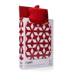 Bolsa de agua caliente 2 l modelo simetrias roja